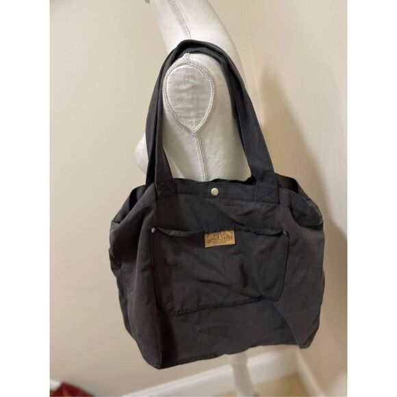 New Maurices Canvas Dark Gray Crossbody/Tote - Picture 1 of 7